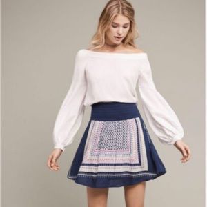 Anthropologie Holding Horses Andie Skirt XS